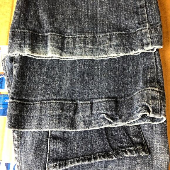 Diva Los Angeles Y2K Vintage Low Rise Dark Wash Jeans Size 8 - Picture 6 of 7